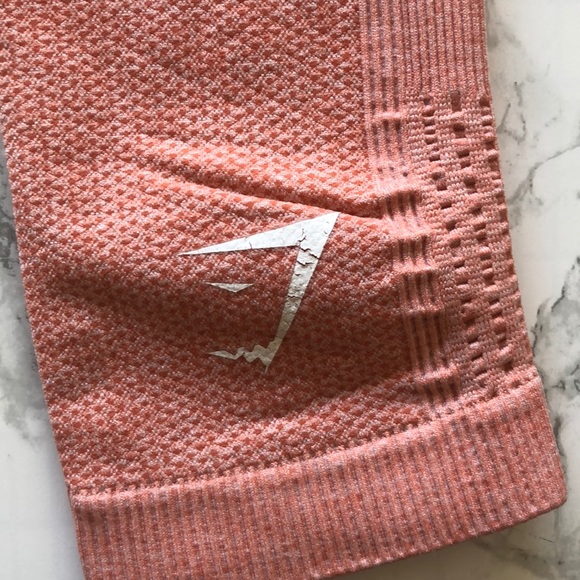 Gymshark Peach Ombré Leggings - Picture 6 of 7